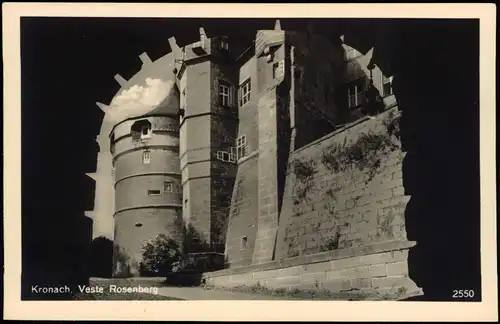 Ansichtskarte Kronach Festung Rosenberg - Fotokunst 1938