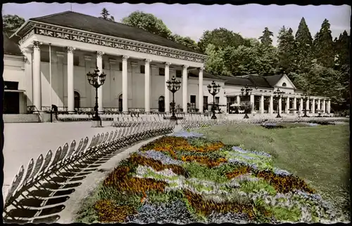 Ansichtskarte Baden-Baden Kurhaus Colorfotokarte 1955
