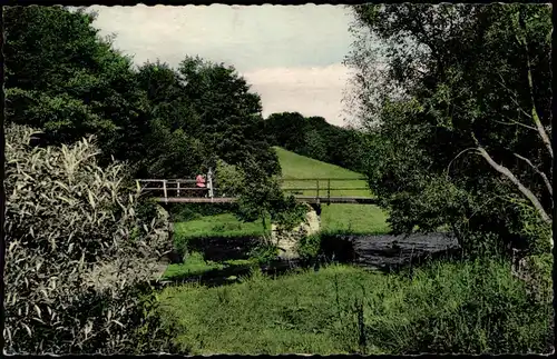 Ansichtskarte Kroppach Brücke im Westerwald - Colorfotokarte 1961
