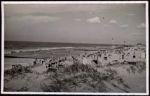 Ansichtskarte Norderney Strand, Strandleben - Fotokarte Nordstrand 1938