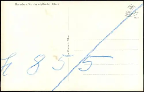 Ansichtskarte Allner-Hennef (Sieg) Siegpartie, Brücke 1940