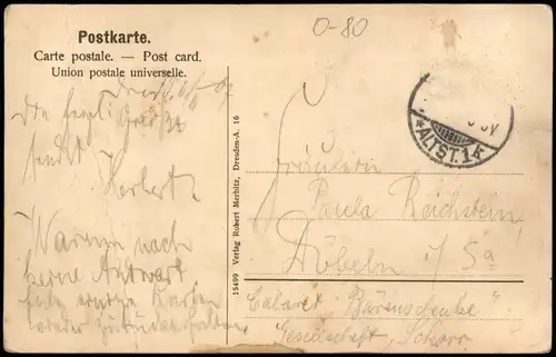 Dresden Erinnerung an das Nürnberger Trichterfest Münchner Hof 1916