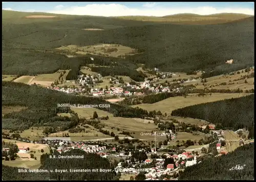 Bayerisch Eisenstein Grenzen/Zollstationen Bayrisch-Tschech-Grenze 1981