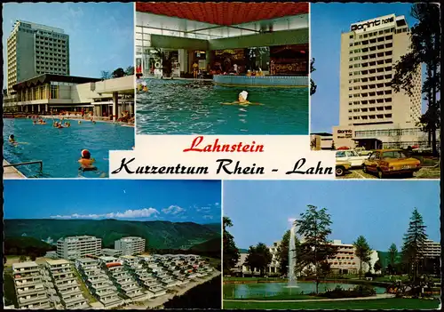 Ansichtskarte Lahnstein Mehrbild Dorint Hotel, Kurzentrum Rhein Lahn 1972