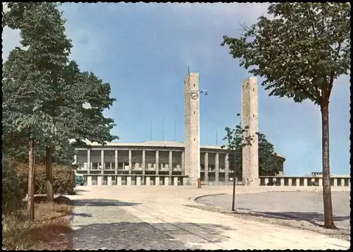 Ansichtskarte Berlin Olympiastadion / Reichssportfeld Eingang Osttor 1961