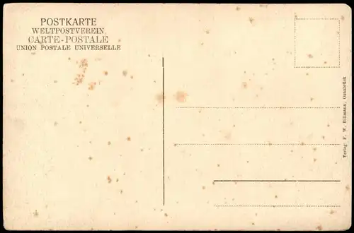 Ansichtskarte Osnabrück Partie an der Vitischanze 1916