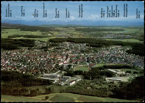 Ansichtskarte Neugablonz Luftbild 1981