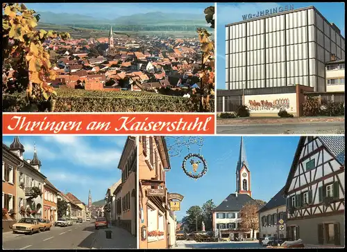 Ansichtskarte Ihringen WG-Haus, Straßen 1983