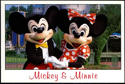 Postcard Orlando Mickey & Minnie Disney World. 2002