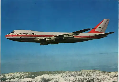 Ansichtskarte  BOEING 747 Flugzeuge - Boeing Jumbojet 1977