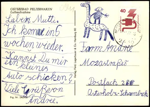 Ansichtskarte Pelzerhaken-Neustadt (Holstein) Luftbild 1977