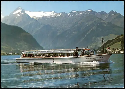 Ansichtskarte Zell am See Großglockner Rundfahrtboot Zeller See 1981
