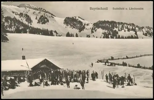 Ansichtskarte Bayrischzell Sudelfeld u. Lärchenalm 1912