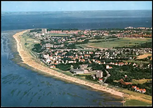 Ansichtskarte Cuxhaven Luftbild aus großer Höhe 1978