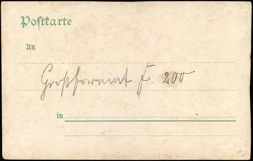 Litho AK Künstlerkarte - Militär Reserve hat noch 99 Tage 1903