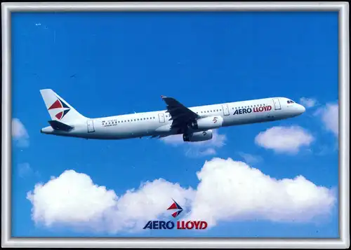 Ansichtskarte  Flugzeug Airplane Avion Aero Lloyd 2000