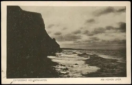 Ansichtskarte Heiligenhafen Am hohen Ufer - Stimmungsbild 1922