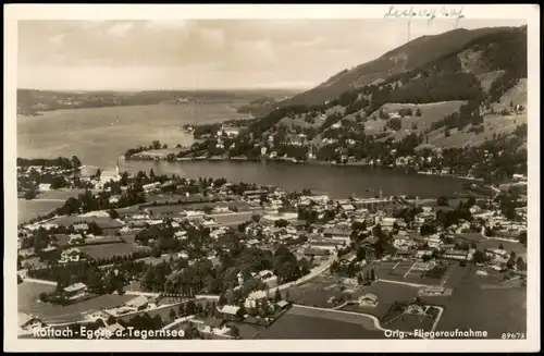 Ansichtskarte Rottach-Egern Luftbild 1939