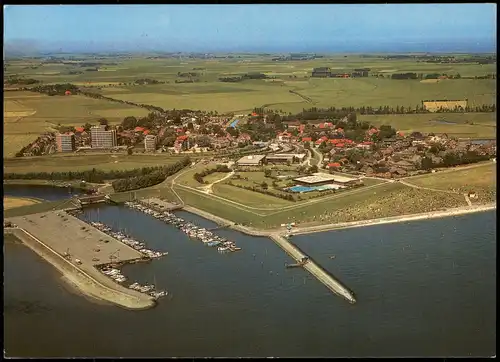 Ansichtskarte Horumersiel-Schillig-Wangerland Luftbild Luftaufnahme 1988