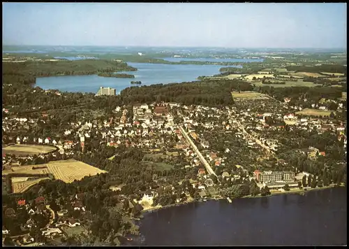 Gremsmühlen-Malente Luftbild Im Vordergrund Kellersee, Hintergrund Dieksee 1980