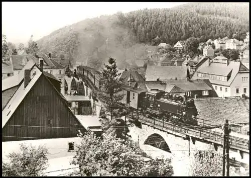 Schmiedeberg (Erzgebirge)- Schmalspurbahn Weißeritztalbahn 1983