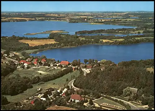 Ansichtskarte Niederkleveez-Bösdorf (Holstein) Luftaufnahme 1980