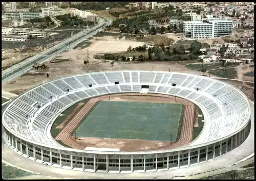 Thessaloniki Θεσσαλονίκη Luftbild Stadion Kavtanzoglion Stadium Stade Kaftantzoglion. 1980