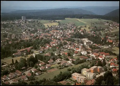Schömberg (Schwarzwald) Luftbild Gesamtansicht vom Flugzeug aus 1984