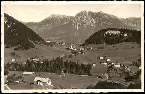 Ansichtskarte Tiefenbach-Oberstdorf (Allgäu) Blick auf die Stadt 1934