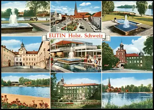 Ansichtskarte Eutin Stadtteilansichten 1978