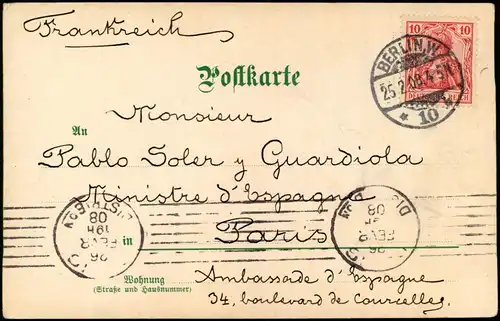 Ansichtskarte  Künstlerkarte - Militär Liebesdiener Soldaten-Postkarte 1908