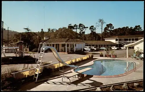 Postcard Monterey California Western Village Motel 1965