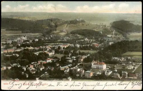 Ansichtskarte Bad Kissingen Blick über die Stadt 1906