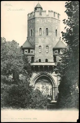 Ansichtskarte Köln Severinstor 1908