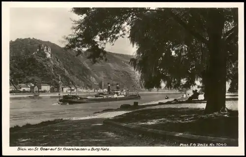 Ansichtskarte Sankt Goar Stadt Rheindampfer 1931