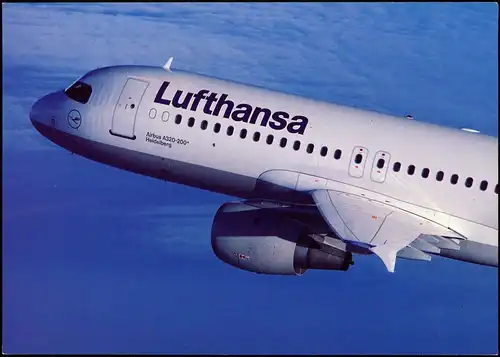 Ansichtskarte  Flugzeug Airplane Avion Lufthansa Airbus A320-200 2000