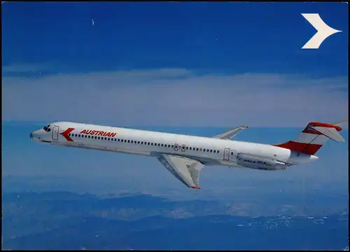 Flugzeug Airplane Avion Austrian Douglas DC-9 Super 80, MD-80 1980