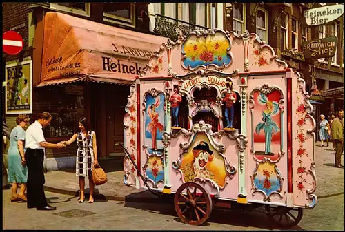 Amsterdam Amsterdam Het draaiorgel Pipo, orgel  , Drehorgel 1970