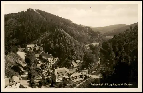 Ansichtskarte Falkenstein (Bayerischer Wald) Loquitzgrund, Restaurant 1932