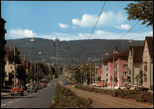 Bad Wilhelmshöhe-Kassel Cassel Wilhelmshöher Allee mit B Habichtswald   1975