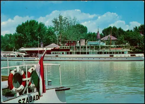 Siofok Siófok SIÓFOK Kikötő Hafen Port, Ship Fahrgastschiff 1980