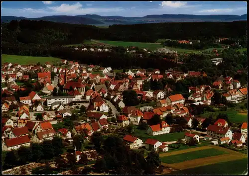 Ansichtskarte Bad Dürrheim Luftbild Ortsansicht vom Flugzeug aus 1970