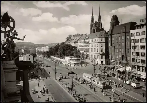 Brünn Brno Platz der  Armee Náměstí Ceskoslovenské armády 1962