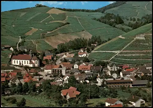 Ansichtskarte Durbach Blick auf die Stadt 1985