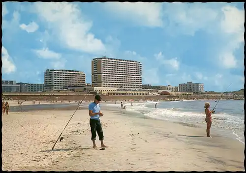 Ansichtskarte Westerland-Sylt Strand, Angler - Kurviertel 1978