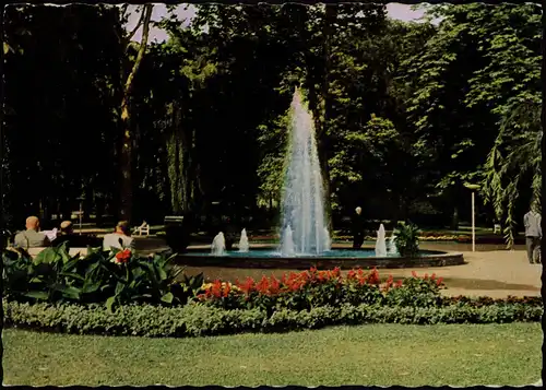 Bad Mergentheim Kurgarten Kurpark Springbrunnen Wasserspiele 1960