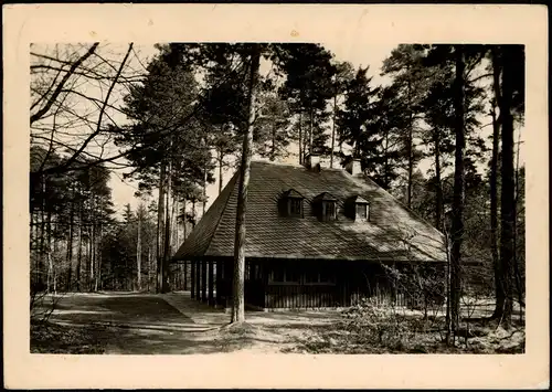 Hermsdorf (Thüringen) HO-Raststätte „Teufelstal" Hermsdorf-Thür. 1956