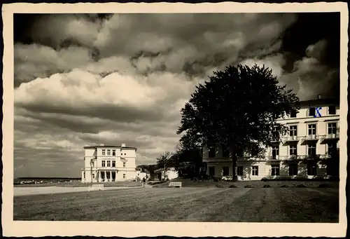 Ansichtskarte Heiligendamm-Bad Doberan Sanatorium Wolken Stimmungsbild 1952