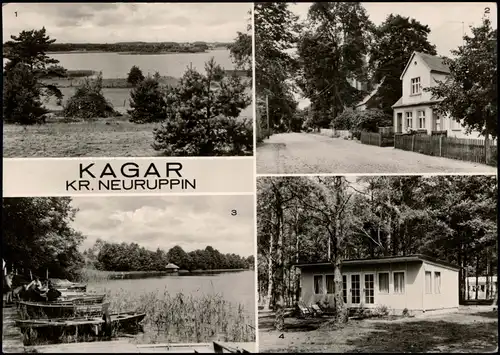 Kagar-Rheinsberg Braminsee Teilansicht Großen Zermittensee Urlauberdorf 1973