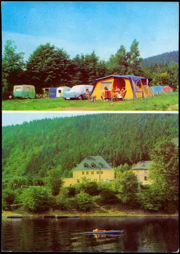Hohenwarte-Kaulsdorf Hohenwartetalsperre Linkenmühle Zeltplatz 1971